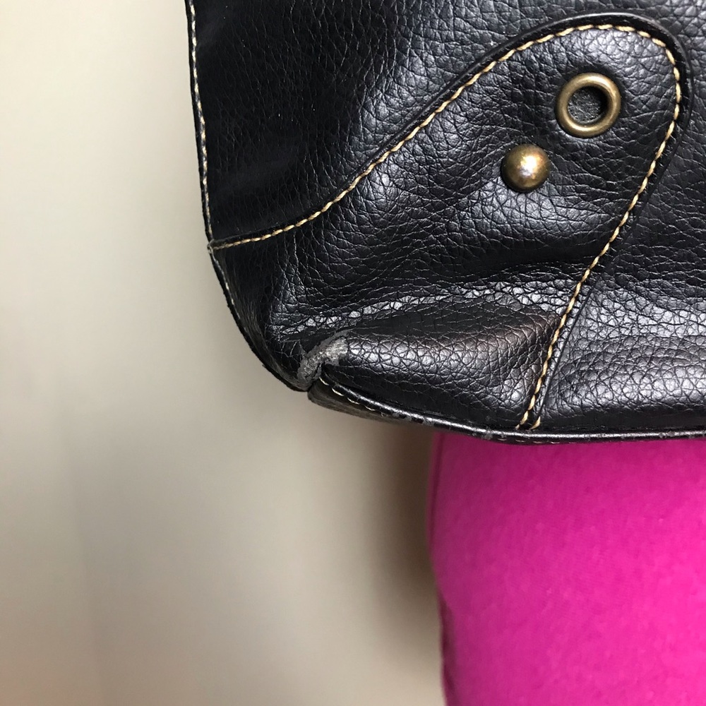 Nine West Black Studded Bag - Picture 6 of 6